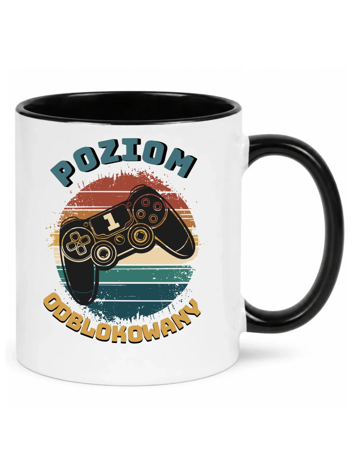 Kubek szkolny - Poziom odblokowany - gamer do szkoły - personalizowany SZ01
