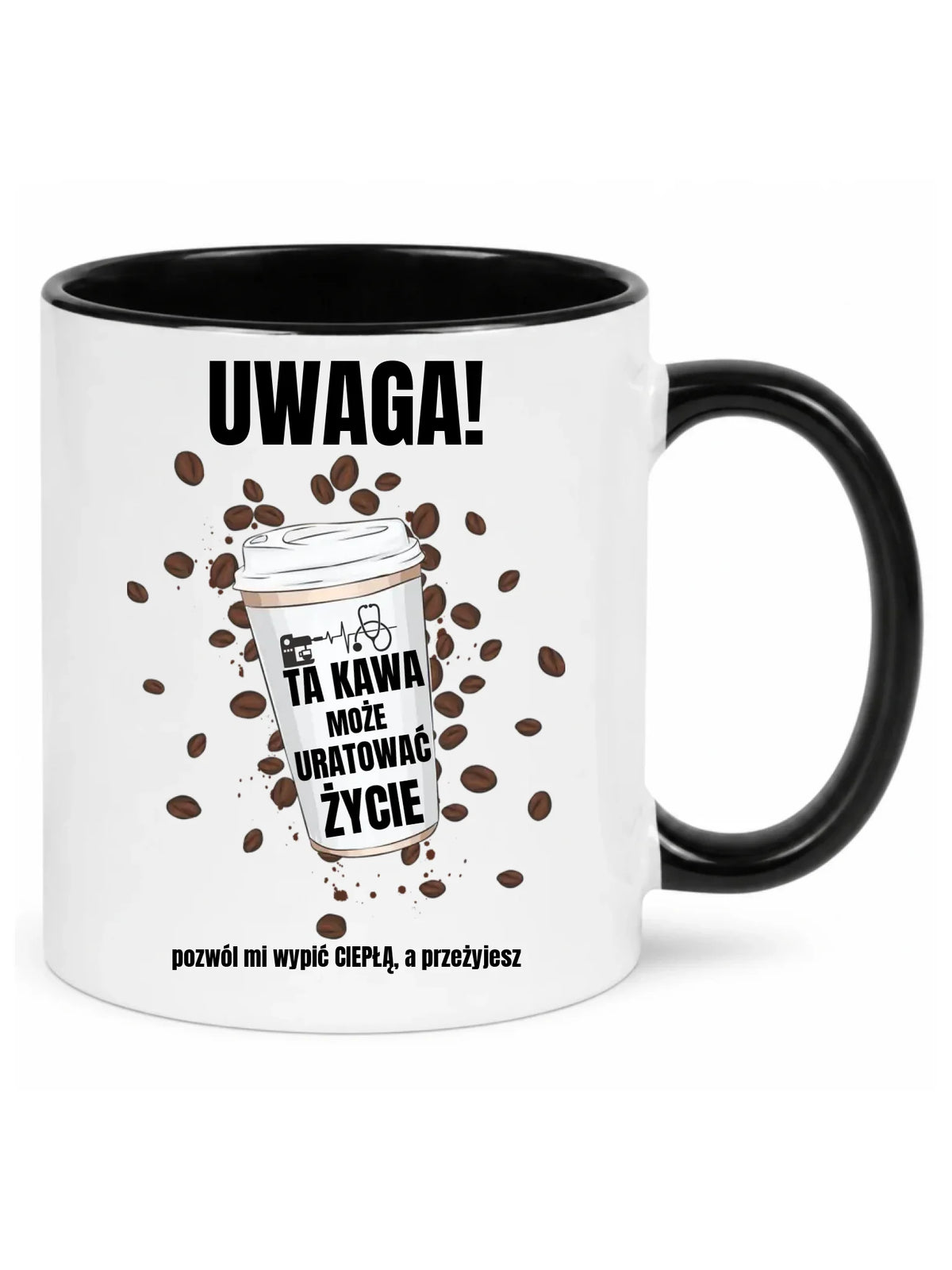 Kubek dla medyka - Ta kawa może uratować życie ZL05