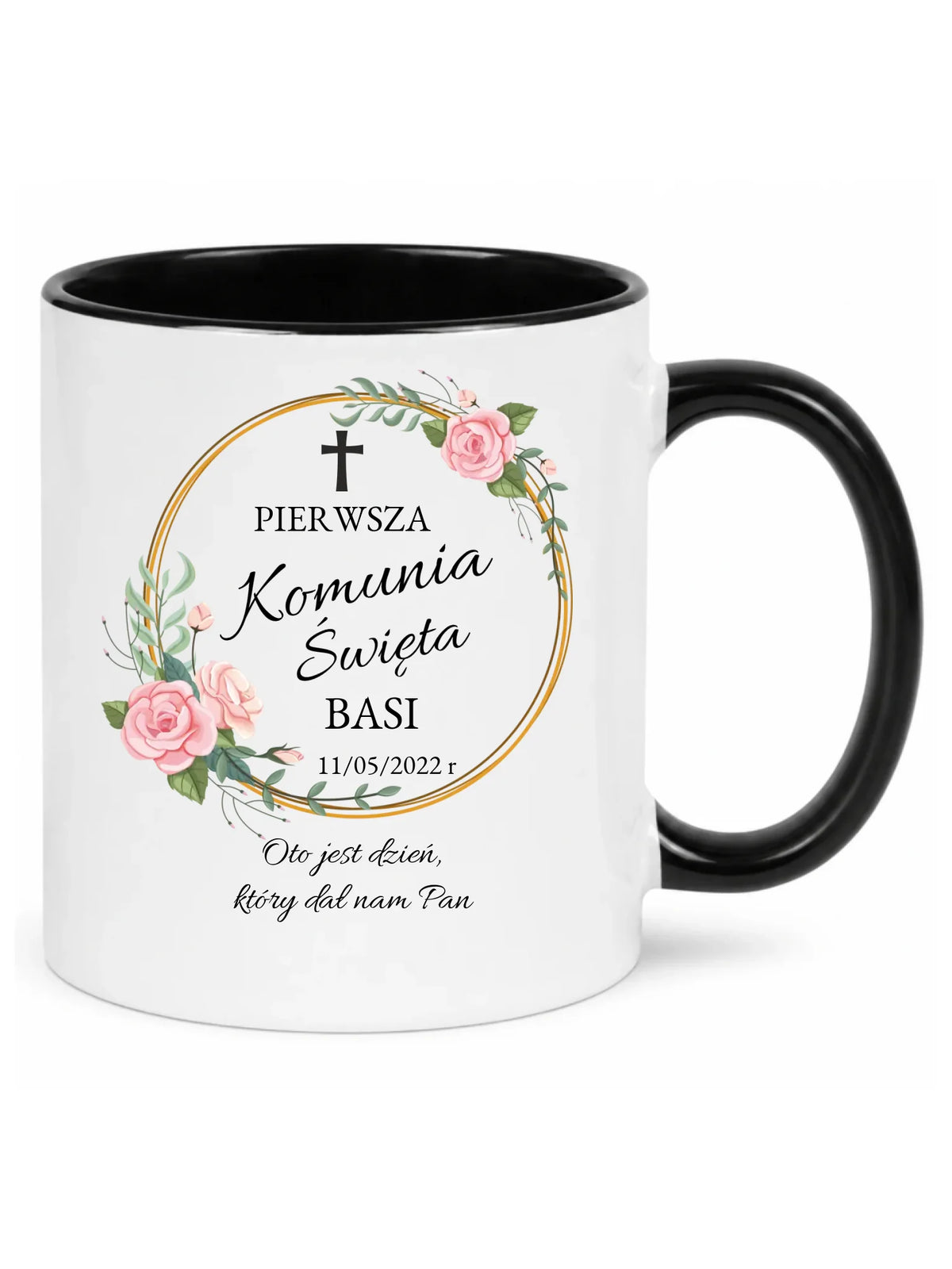 Kubek | Prezent na Pierwszą Komunię Świętą dla dziewczynki - personalizowany PK03