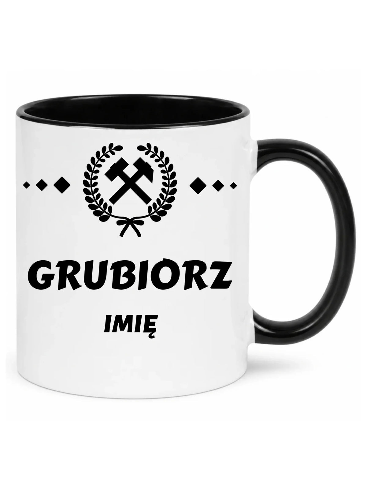 Kubek - prezent dla górnika - Grubiorz - personalizowany G03