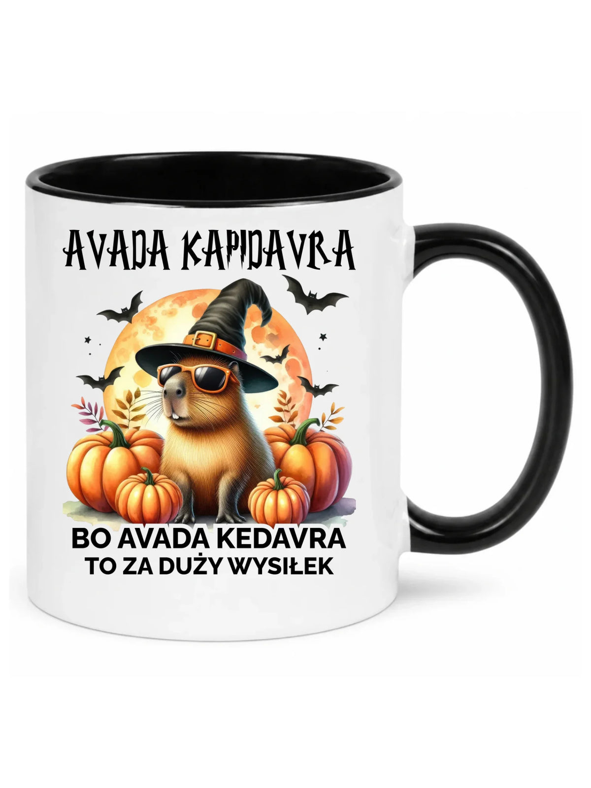 Kubek halloweenowy - Kapibara - Avada Kapidavra HL21
