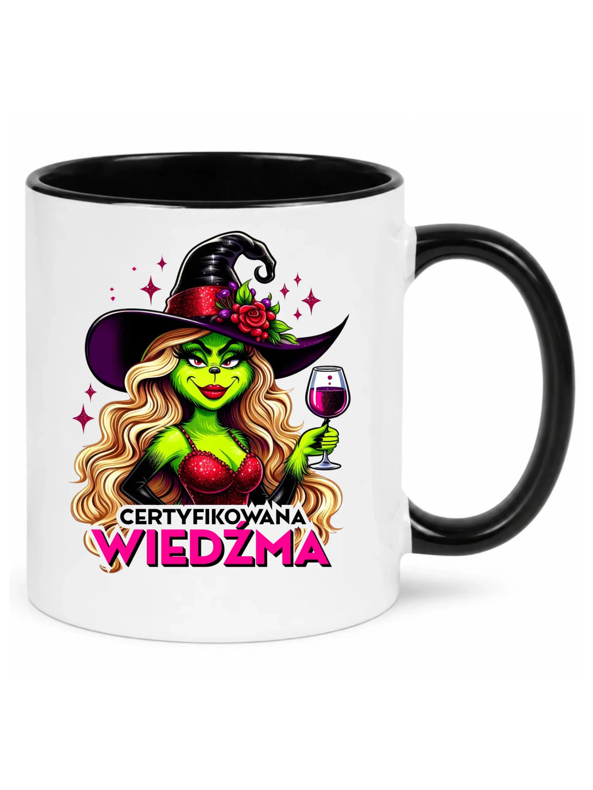 Kubek - Certyfikowana wiedźma - śmieszny HL13