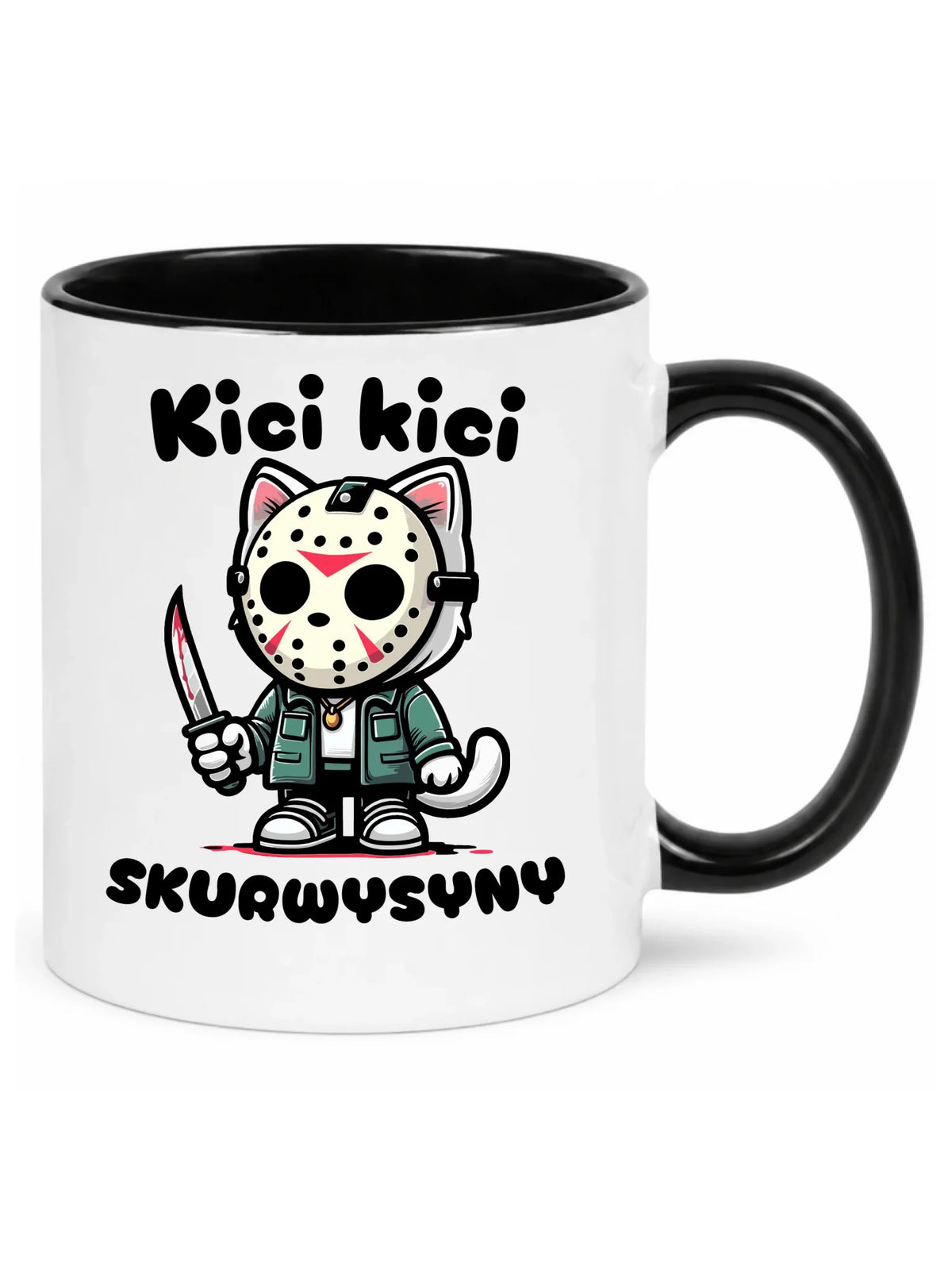 Kubek na Halloween - Kici kici sk*rwysyny - bez cenzury HL28