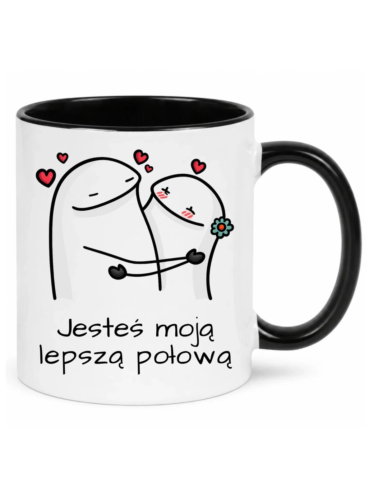 Kubek dla par - Jesteś moją lepszą połową W87
