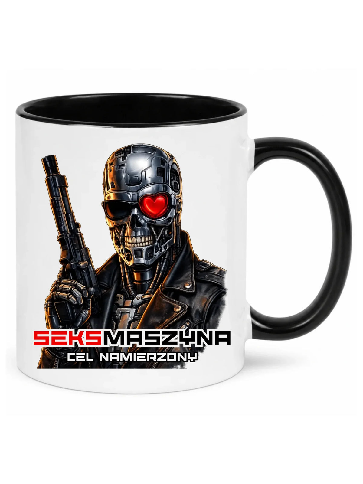Kubek dla faceta - Cyborg z sercem Seks maszyna DCH32