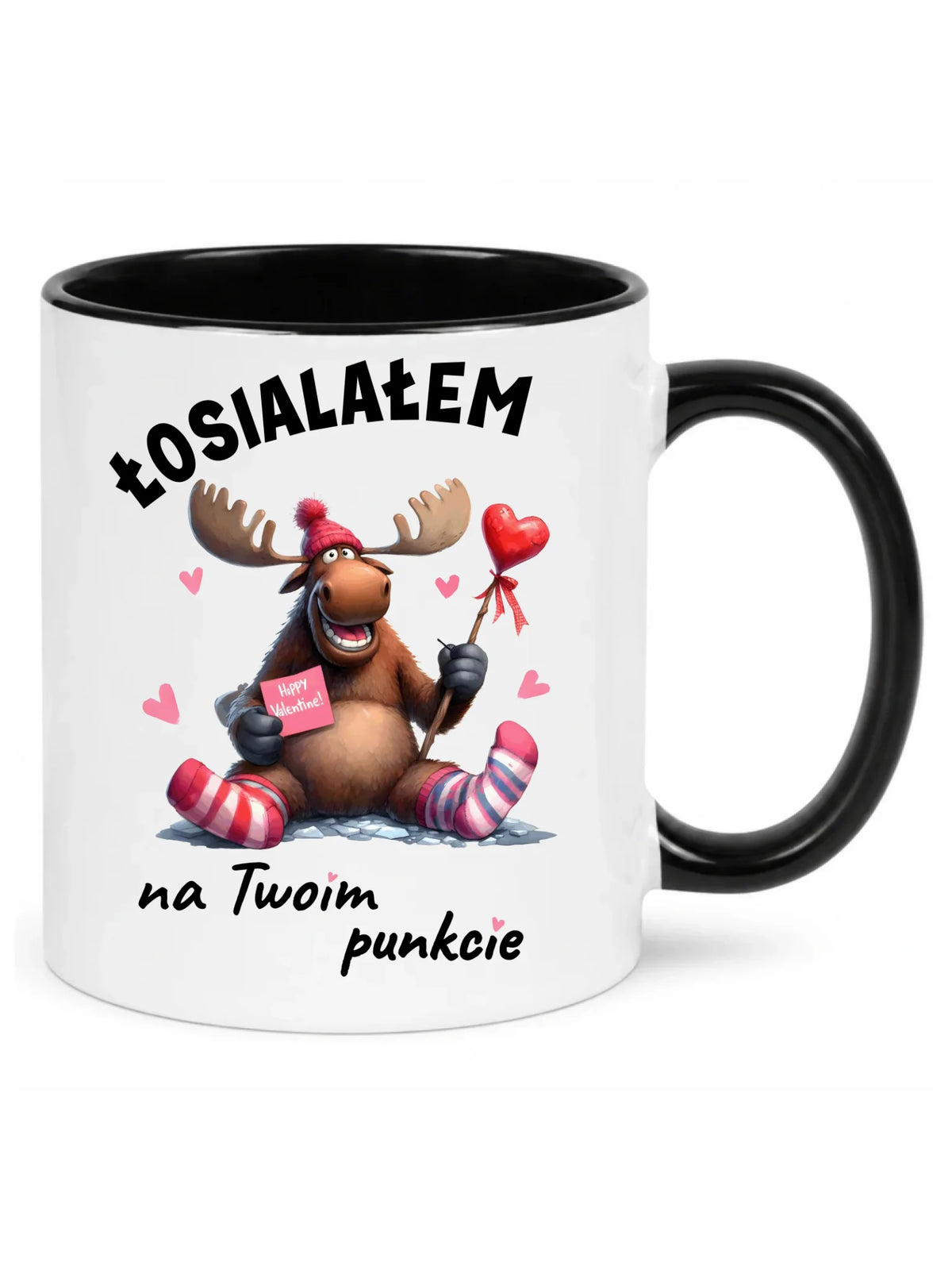 Kubek dla par - Łosialałem na Twoim punkcie W66
