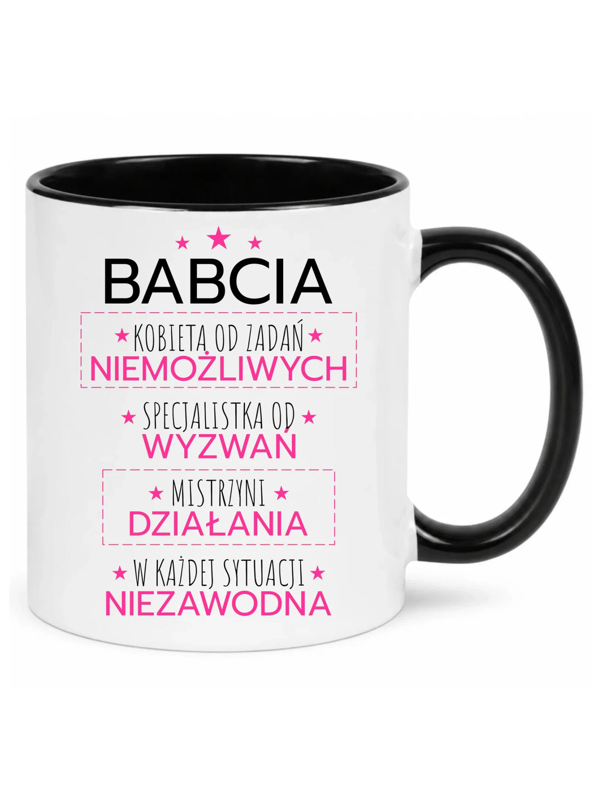 Kubek dla babci - Babcia kobieta od zadań niemożliwych B30