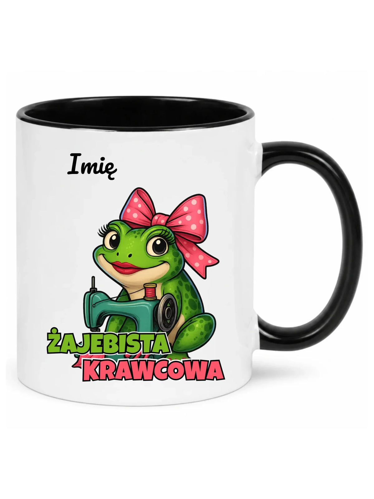 Kubek szyciowy dla krawcowej – Żajebista krawcowa - personalizowany HS32