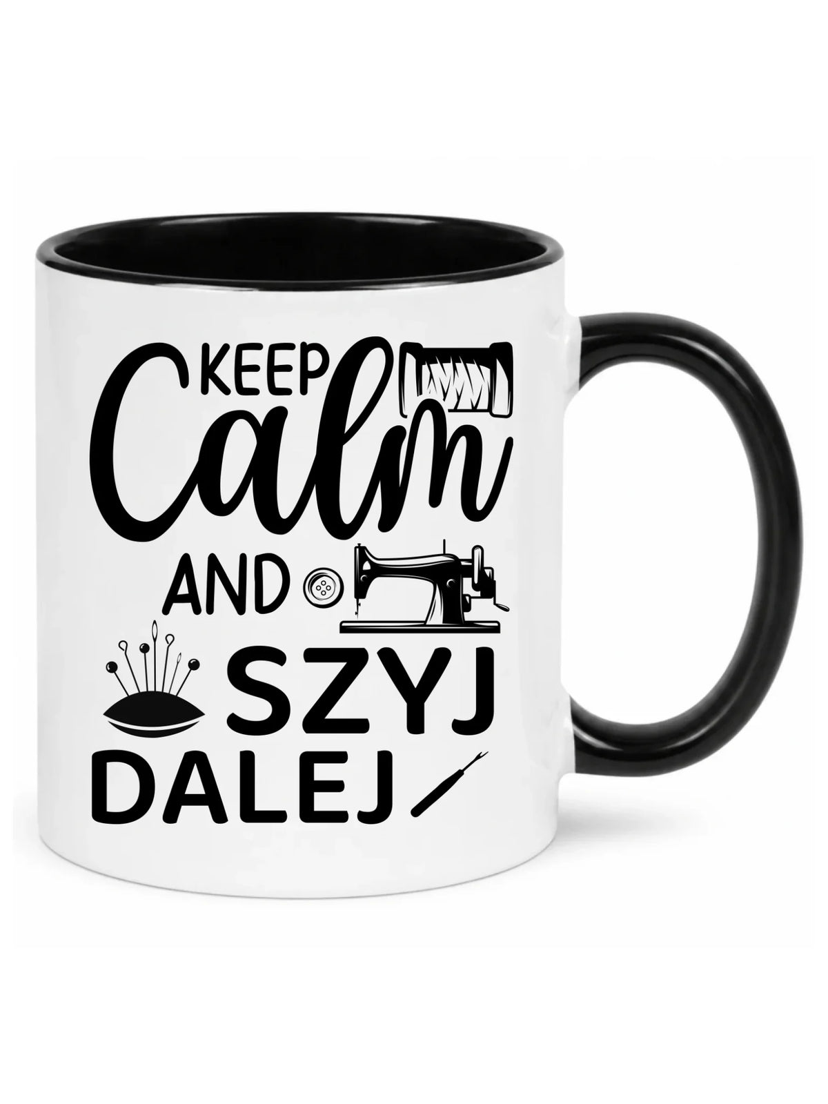 Kubek szyciowy dla krawcowej – KEEP CALM and SZYJ DALEJ HS31