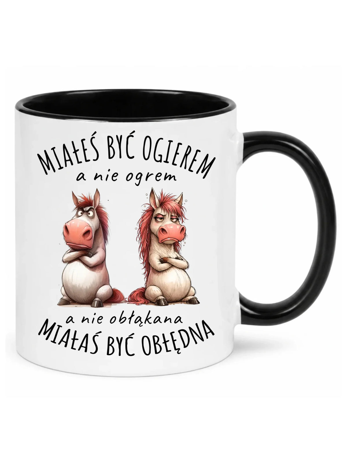Kubek dla par - Ogier & Obłędna - śmieszny W85