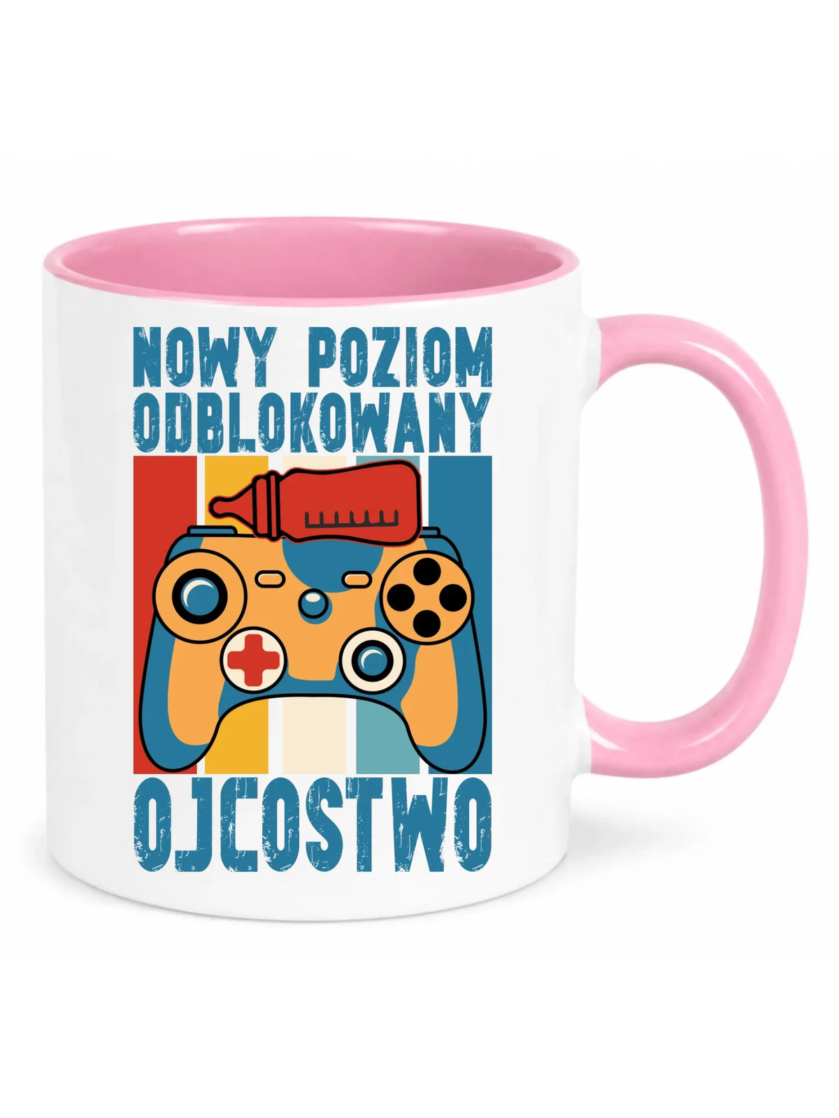 Kubek dla młodego taty gamera - Nowy poziom odblokowany DT24
