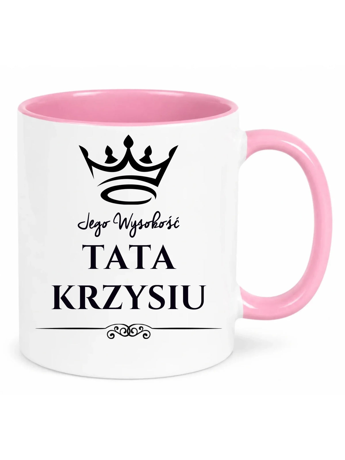 Kubek dla taty - Jego Wysokość Tata - personalizowany DT11