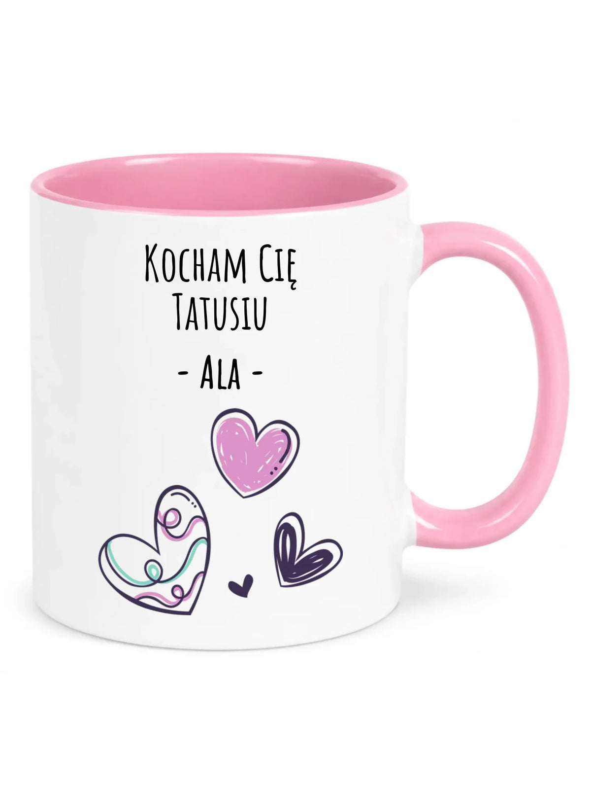 Kubek dla taty - Kocham Cię Tatusiu - personalizowany DT13