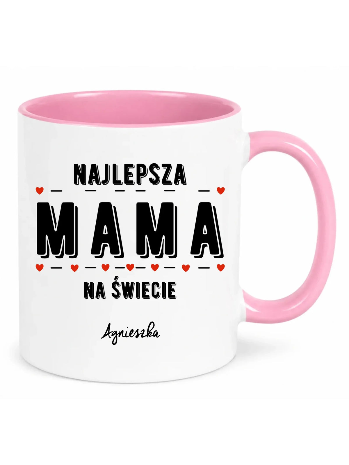 Kubek z imieniem dla mamy - Najlepsza mama - personalizowany DM22