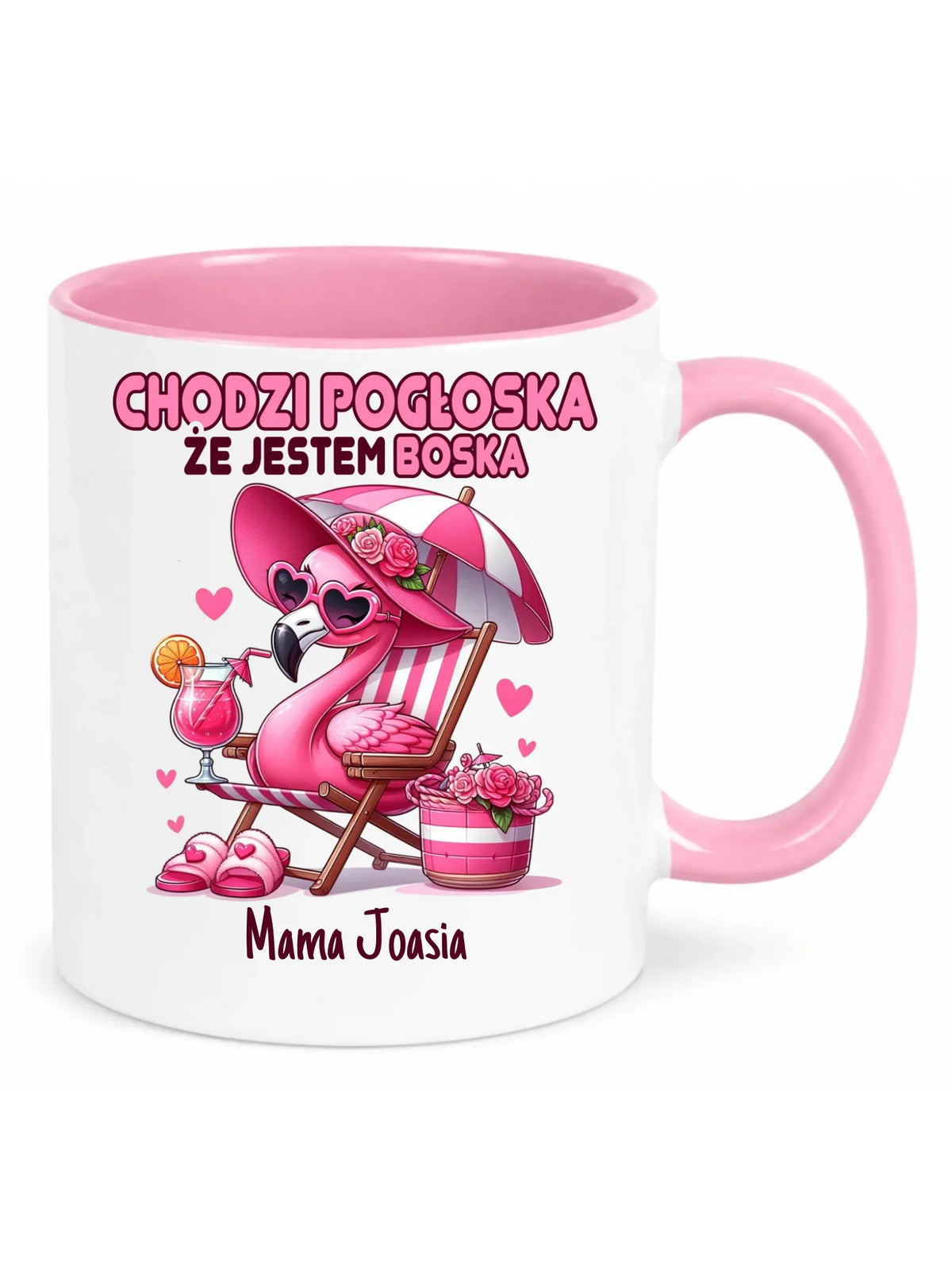 Kubek dla mamy - Chodzi pogłoska, że jestem boska - personalizowany DM14