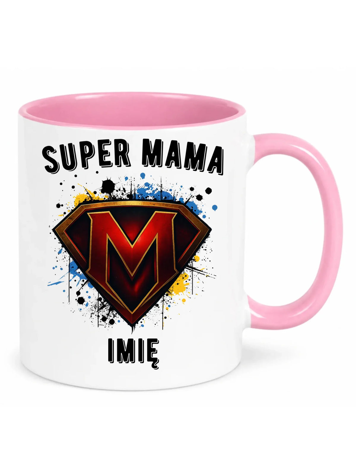 Kubek dla mamy - Super Mama - personalizowany DM07