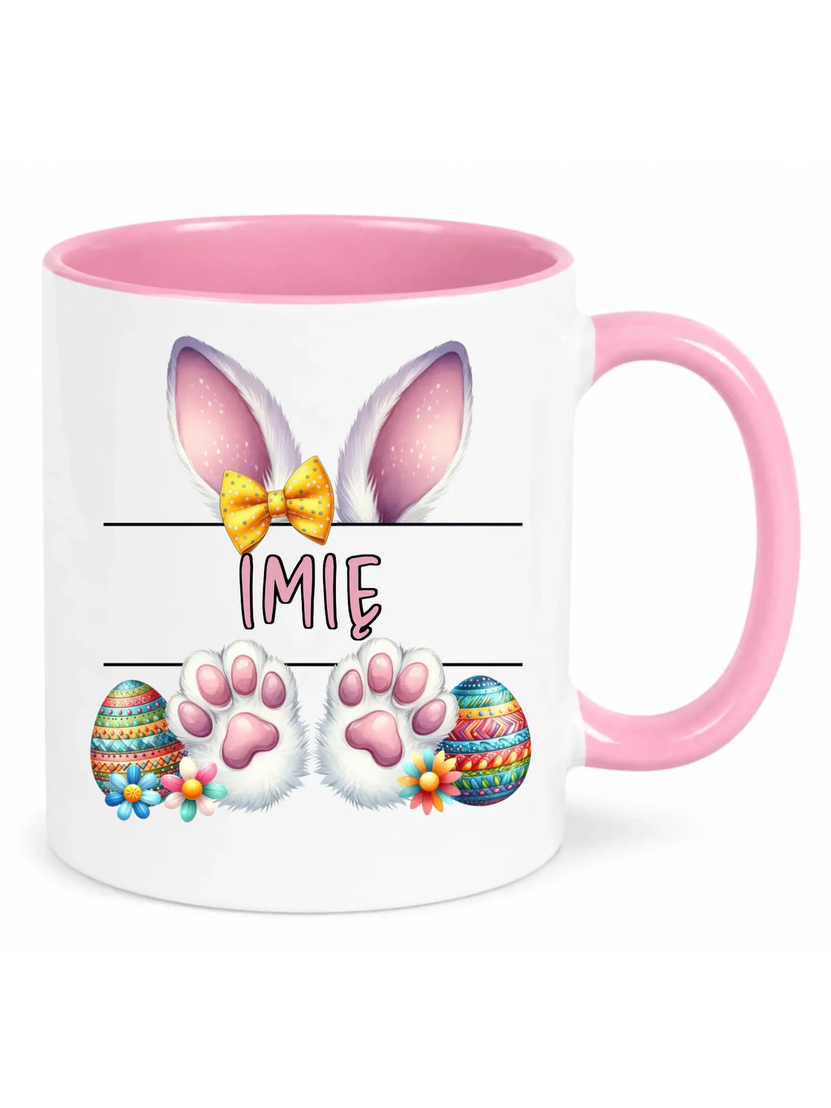Kubek wielkanocny - Zajączek - personalizowany WN13