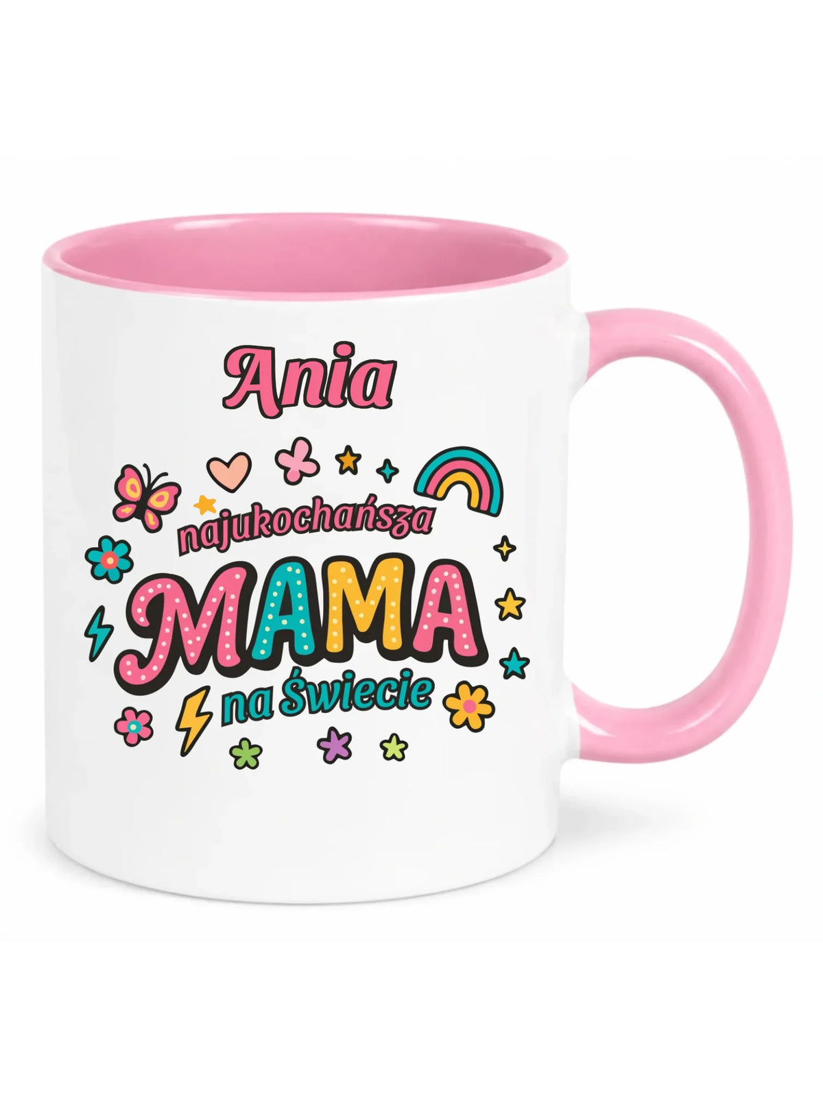 Kubek dla mamy - Najukochańsza mama na Świecie - personalizowany DM03