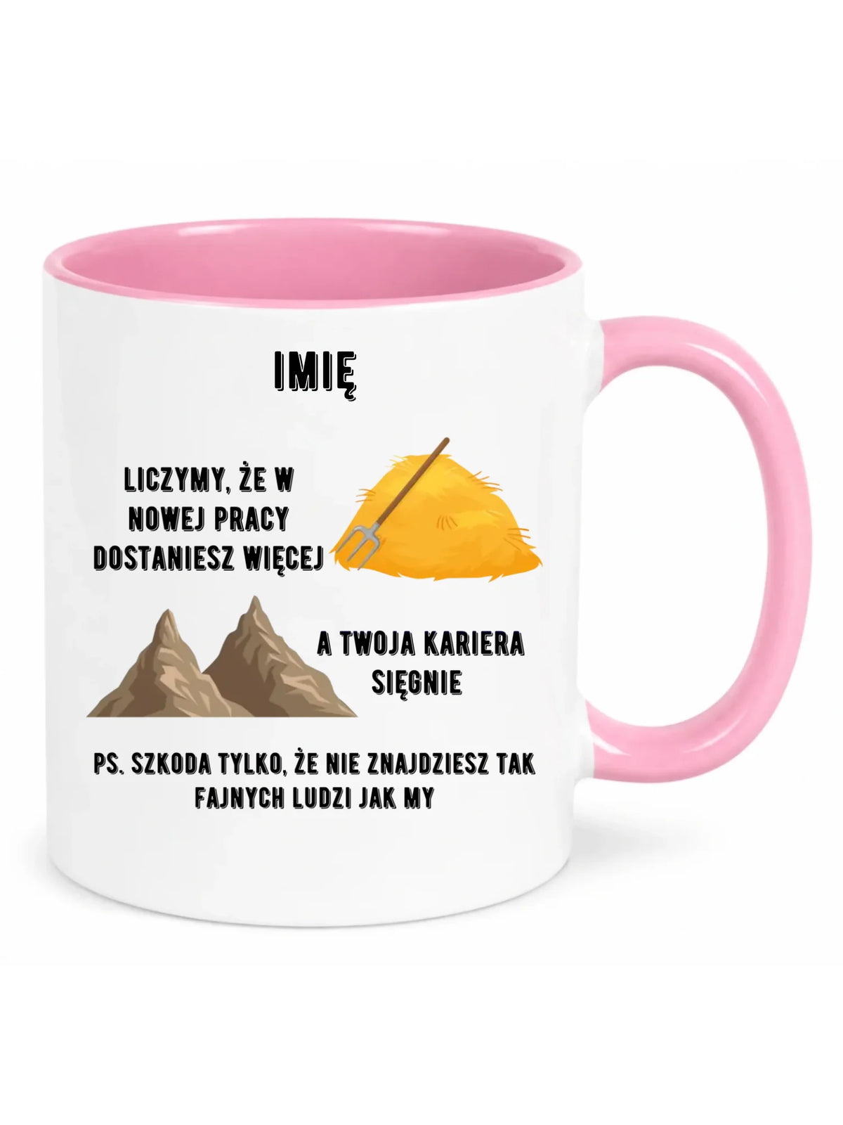 Kubek na odejście z pracy - Nie znajdziesz tak fajnych ludzi jak my - personalizowany OP04