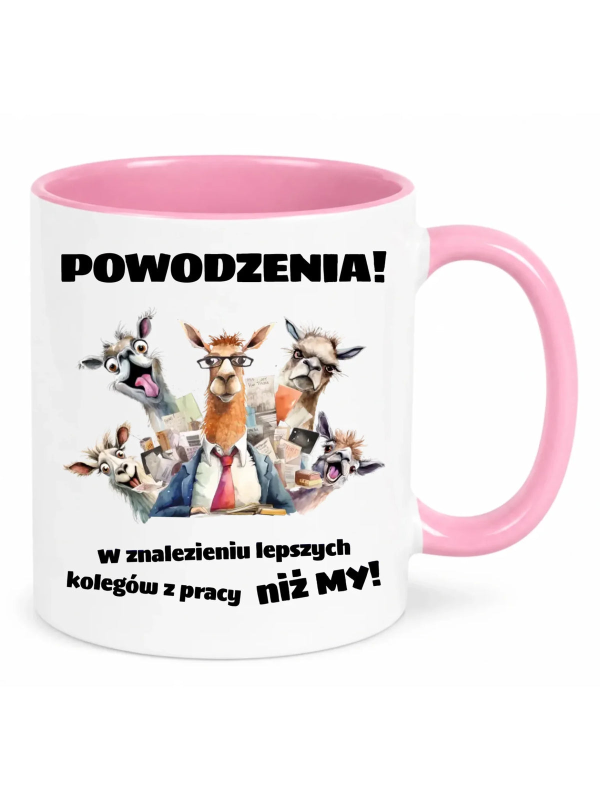 Kubek na odejście z pracy - Powodzenia w znalezieniu lepszych kolegów OP08