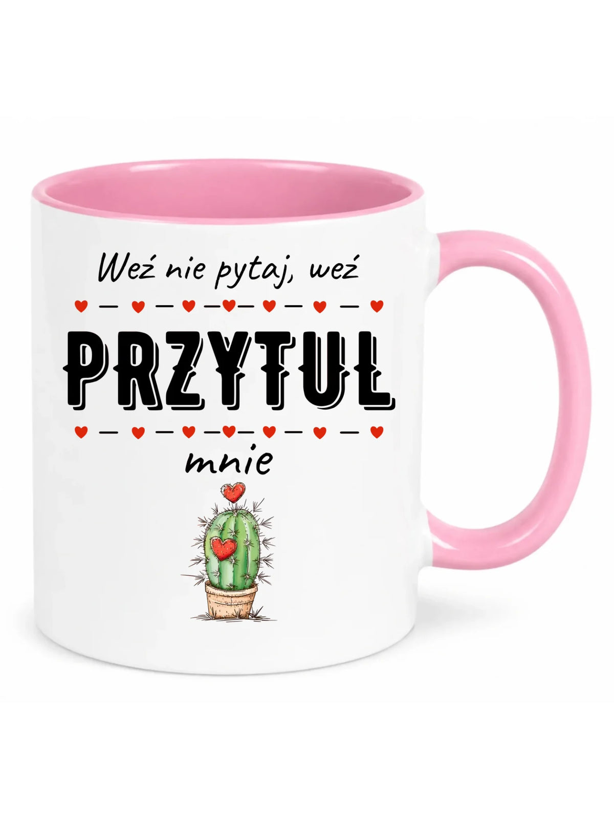 Kubek dla par - Weź nie pytaj, weź przytul mnie W49