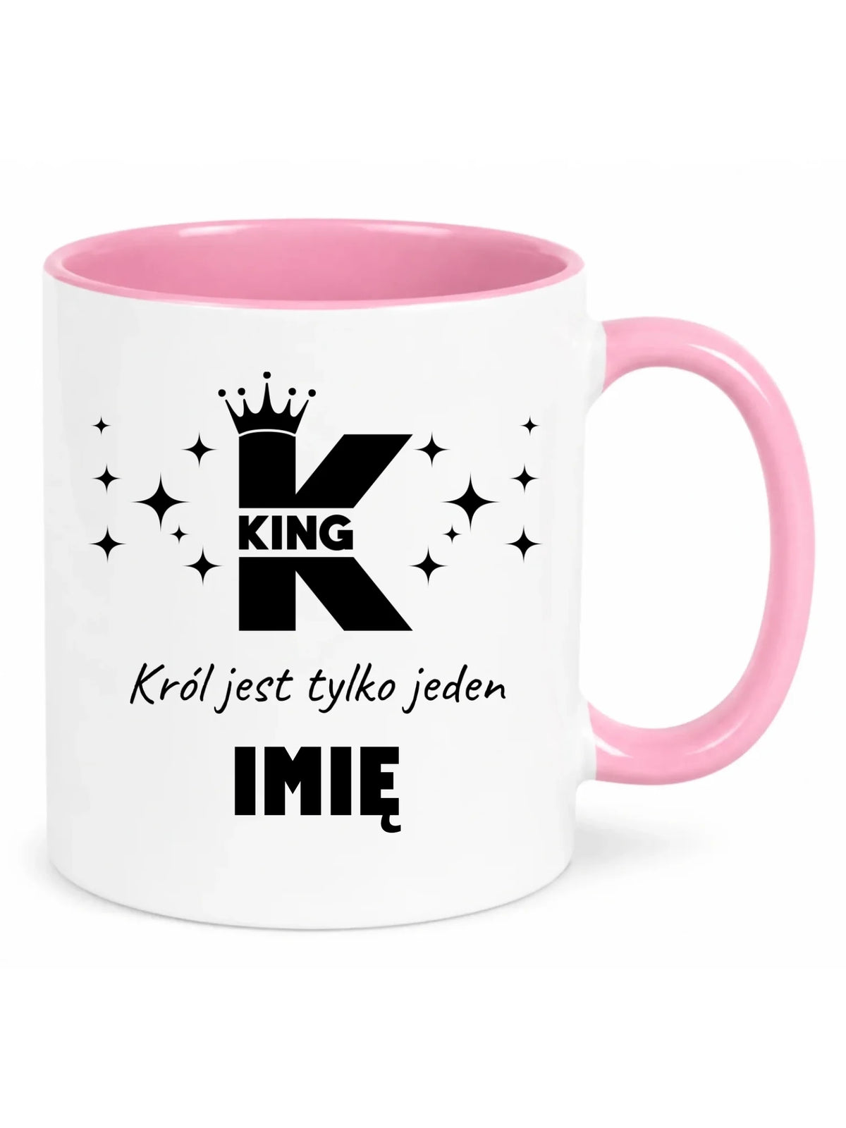 Kubek dla niego - King Król jest tylko jeden - personalizowany W40