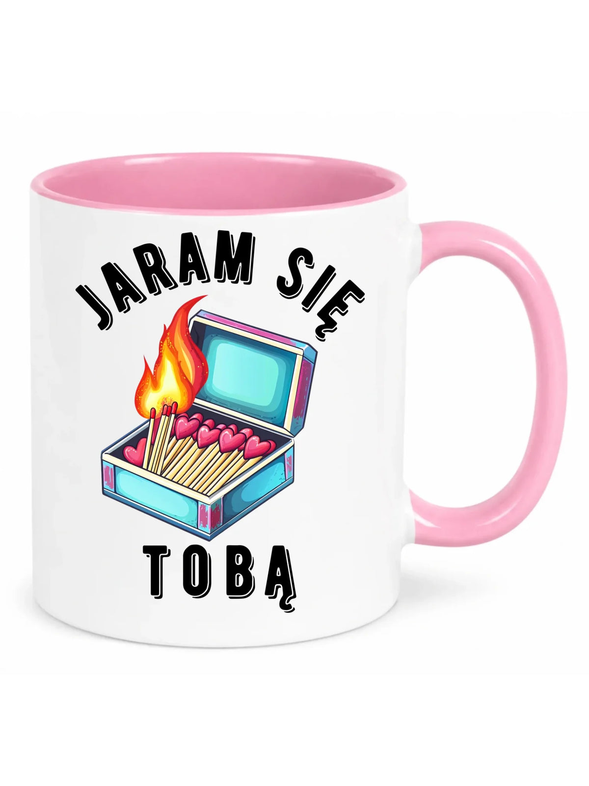Kubek dla zakochanych - Jaram się Tobą W39