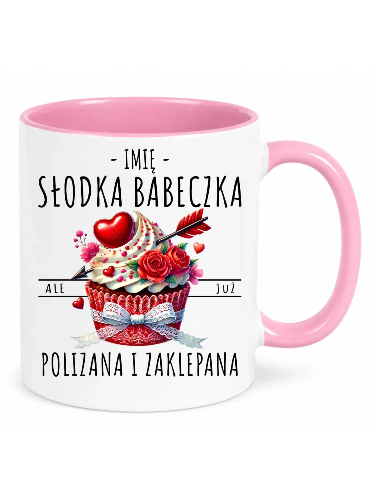 Kubek - Słodka babeczka polizana i zaklepana - personalizowany W37