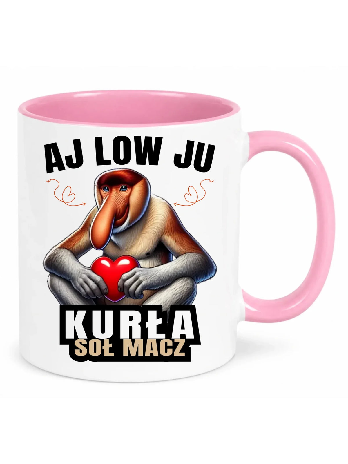Kubek dla par - Janusz nosacz - Aj low ju kurła W26
