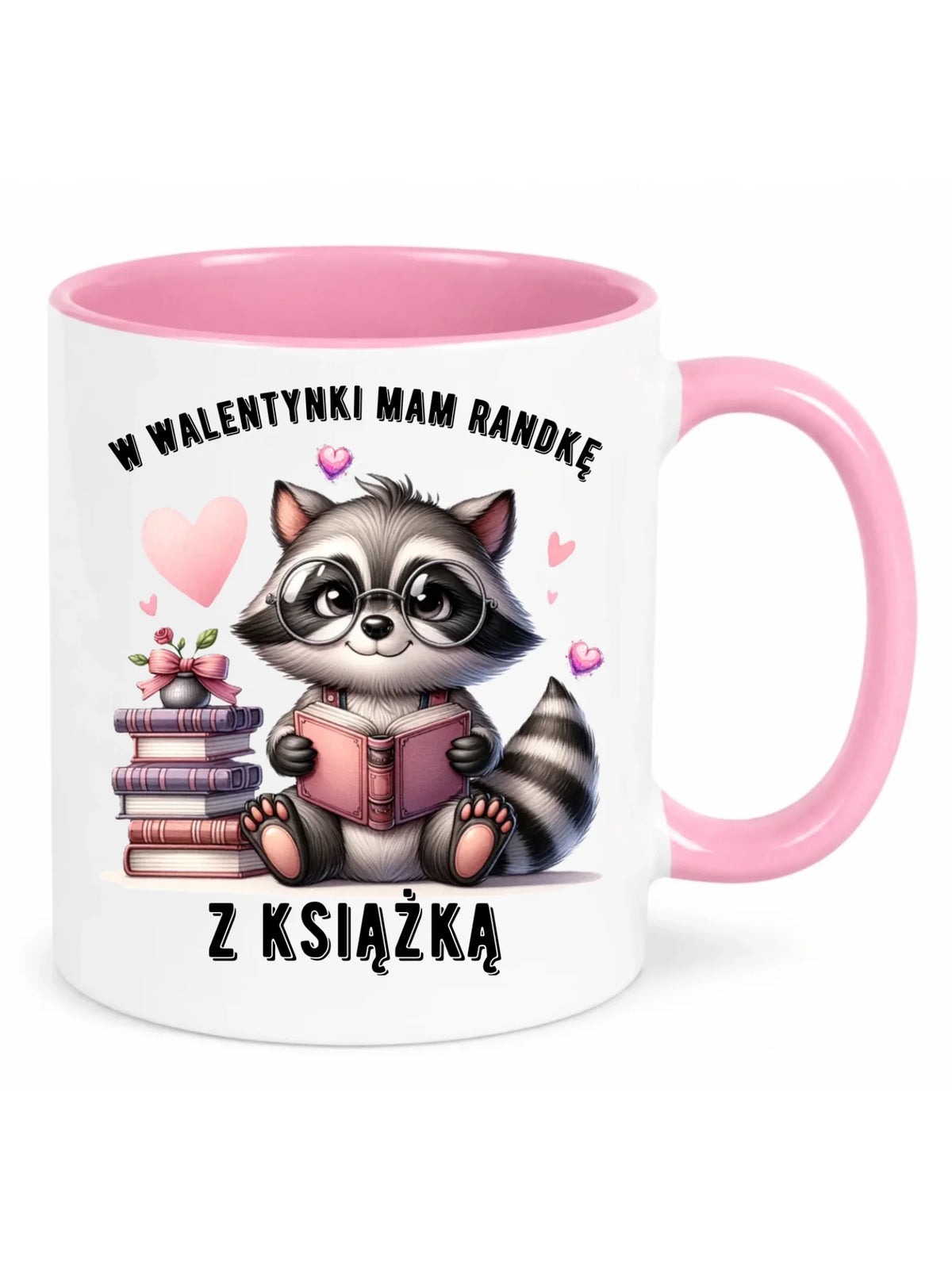 Kubek na Walentynki dla mola książkowego – Mam randkę z książką W20