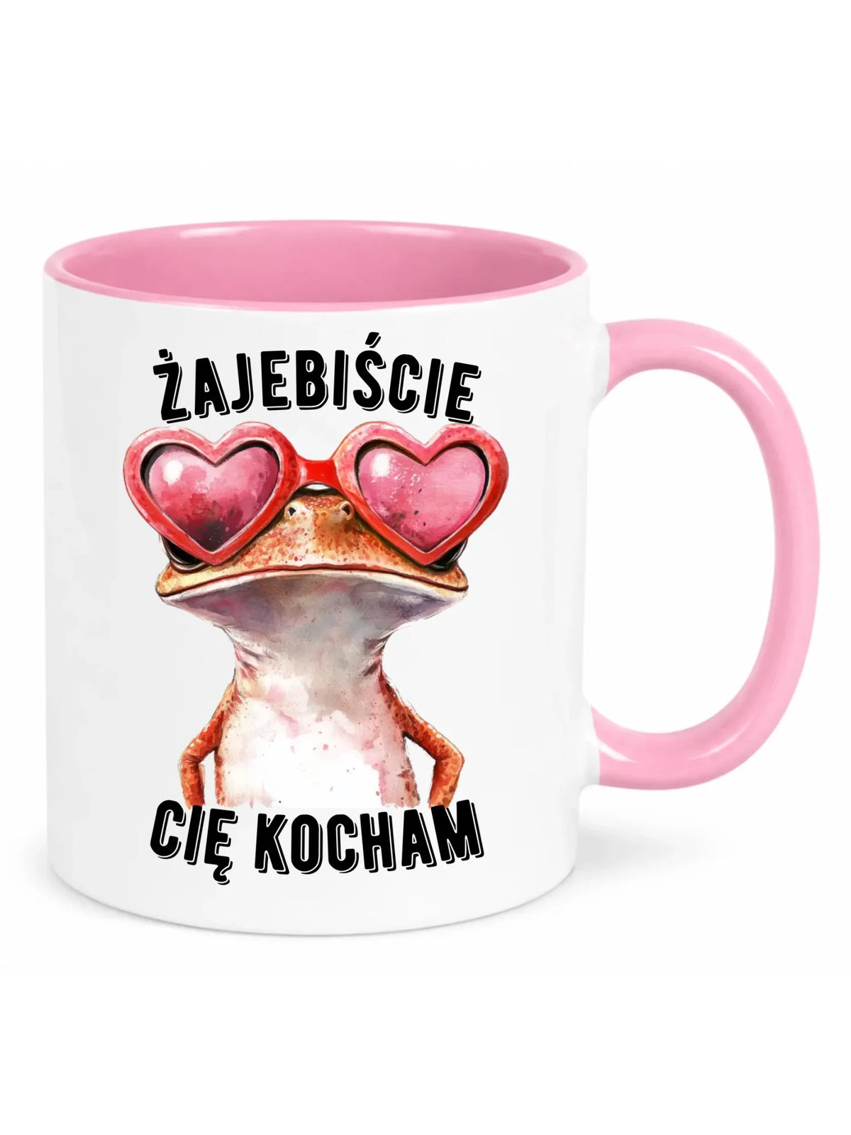 Kubek dla par - Żajebiście Cię Kocham Żaba W17