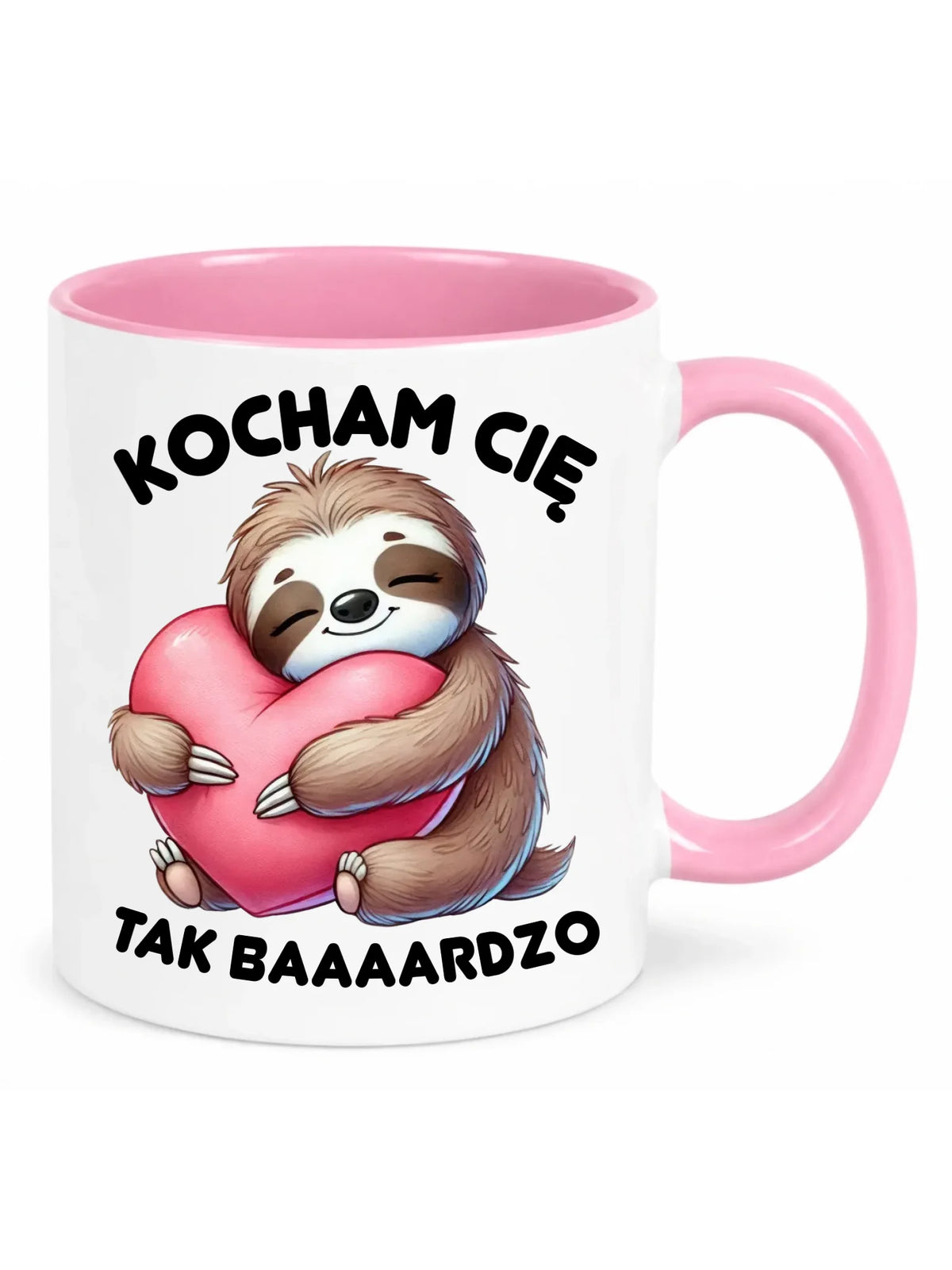 Kubek - Leniwiec Kocham Cię tak baaaardzo W16