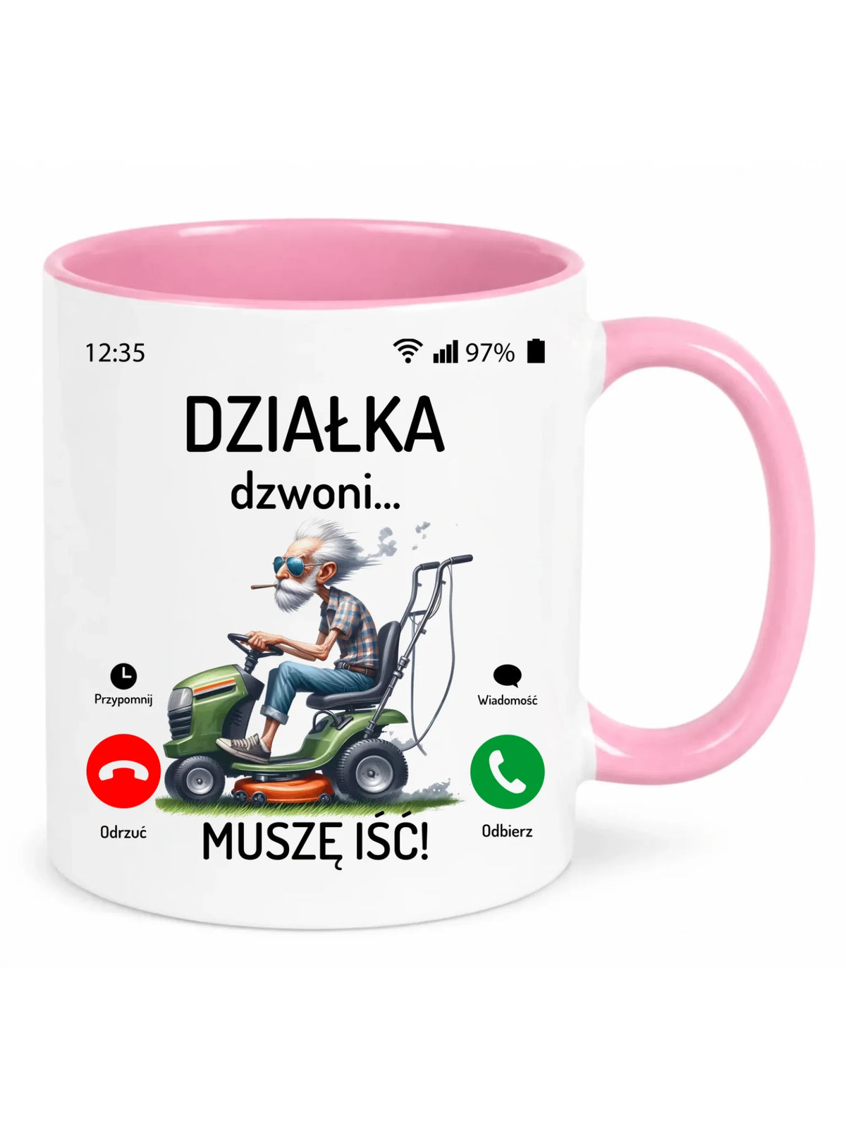 Kubek dla dziadka - Działka dzwoni muszę iść D35