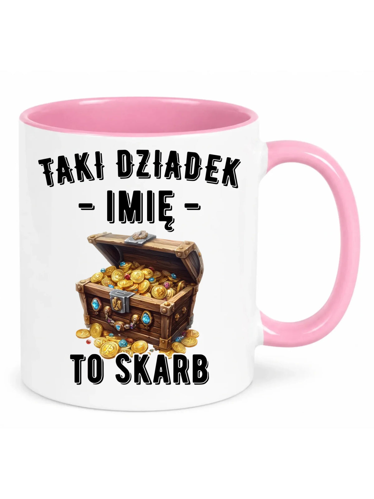 Kubek dla dziadka - Taki dziadek to skarb - personalizowany D19