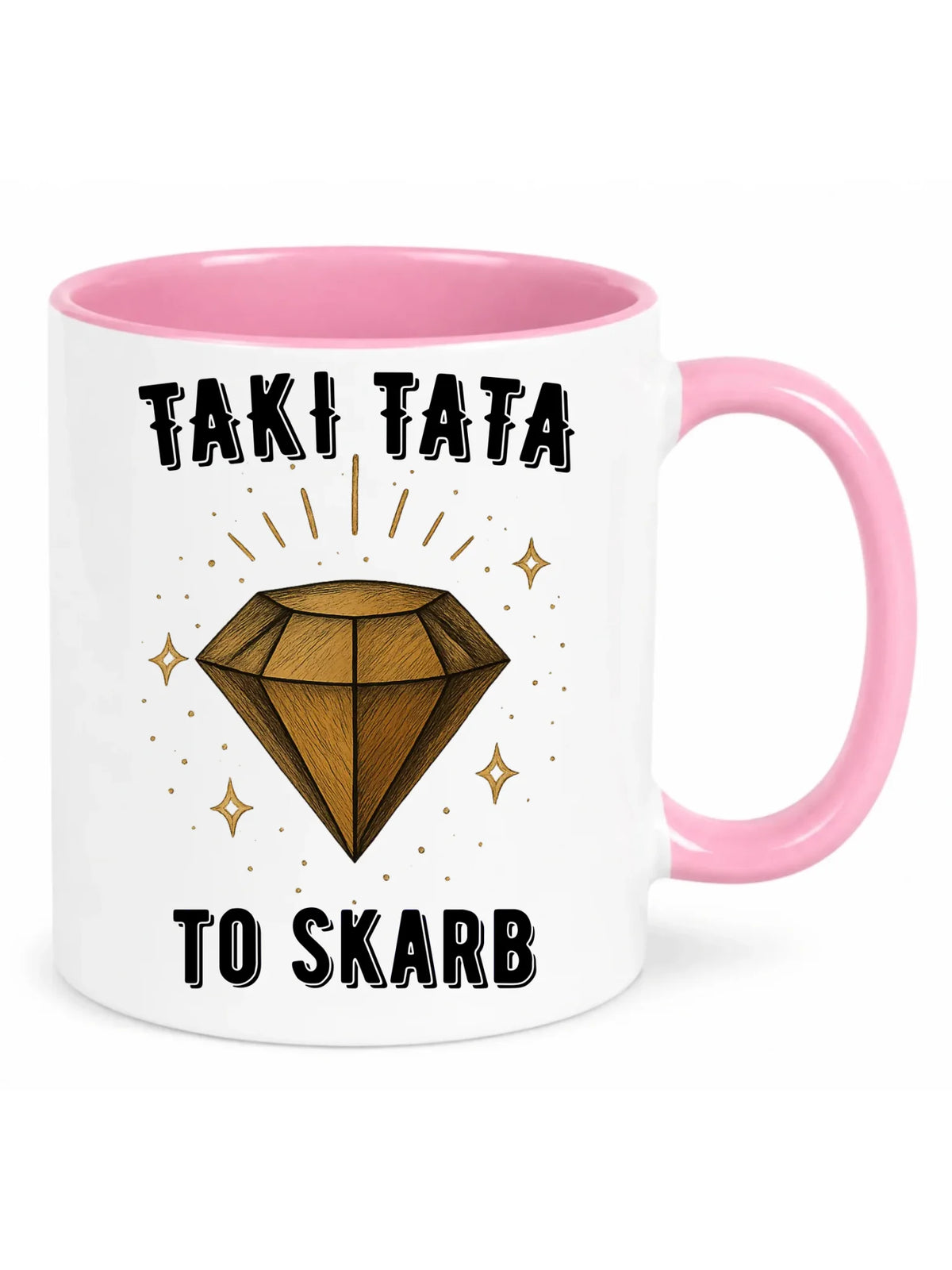 Kubek dla taty - Taki tata to skarb - personalizowany DT17