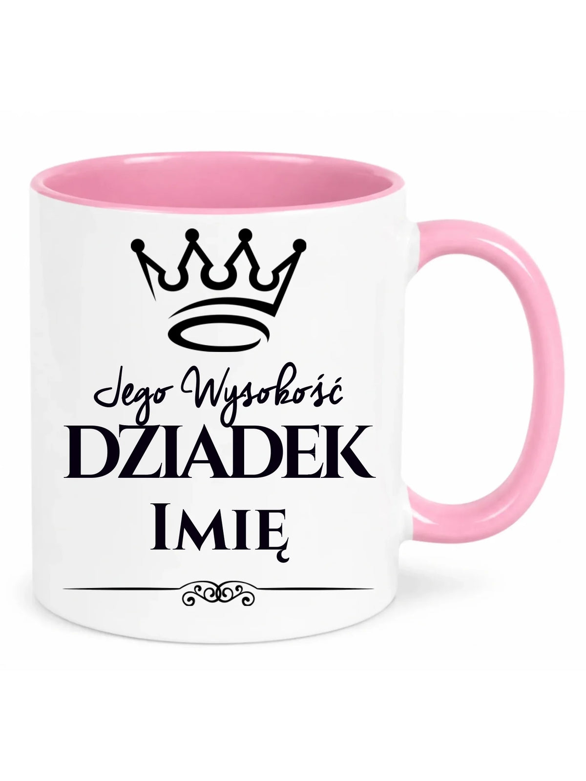 Kubek dla dziadka - Jego Wysokość dziadek - personalizowany D11