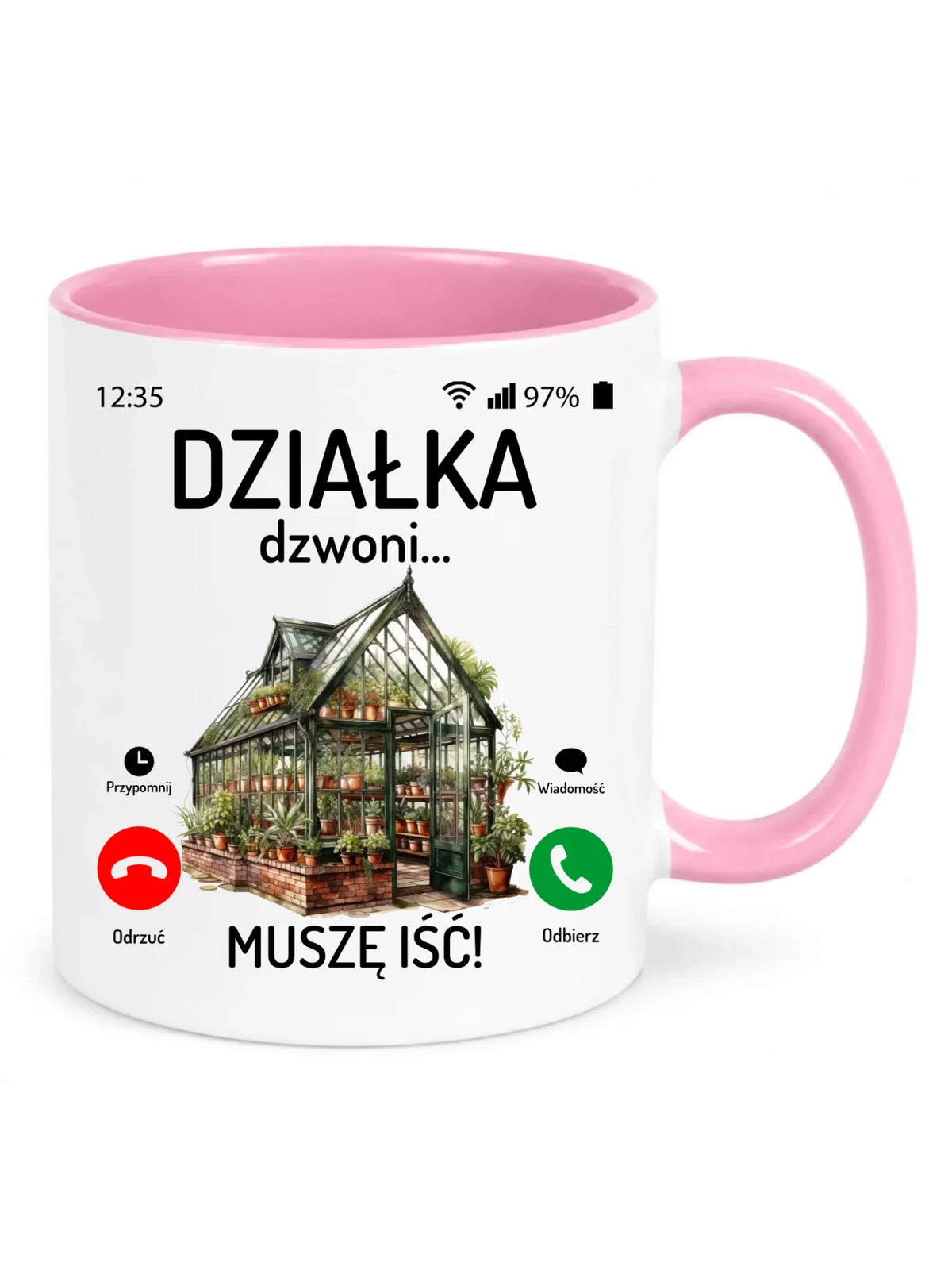 Kubek dla babci - Działka dzwoni muszę iść B41
