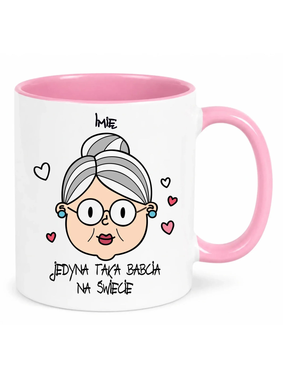 Kubek dla babci - Jedyna taka babcia na świecie - personalizowany B15
