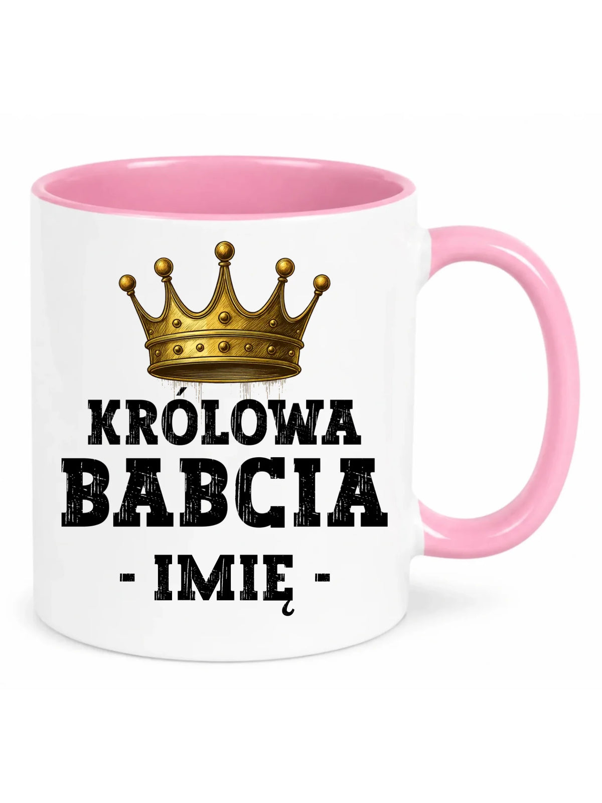 Kubek dla babci - Królowa Babcia - personalizowany B17
