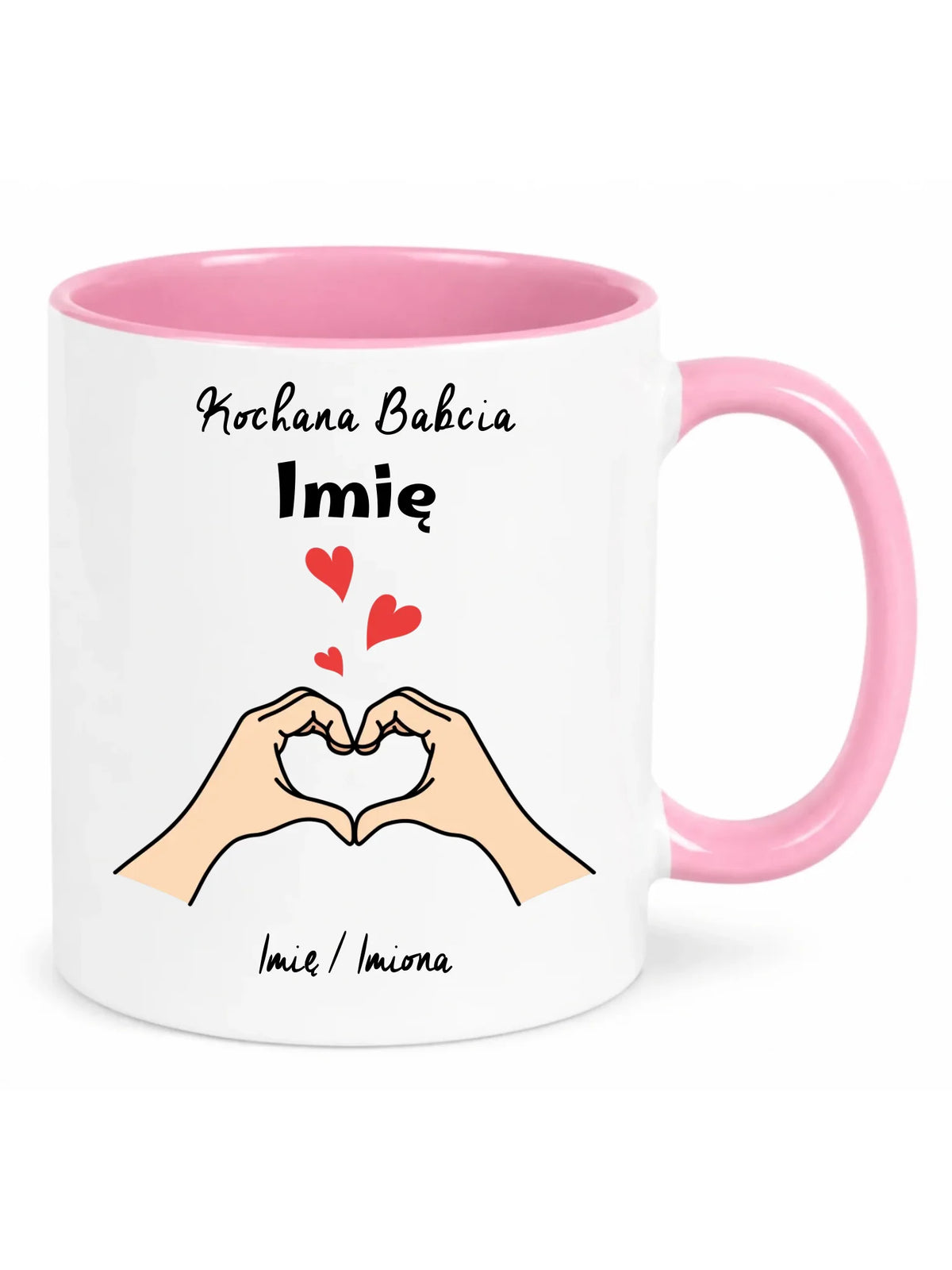 Kubek dla babci - Kochana Babcia podpis - personalizowany B13