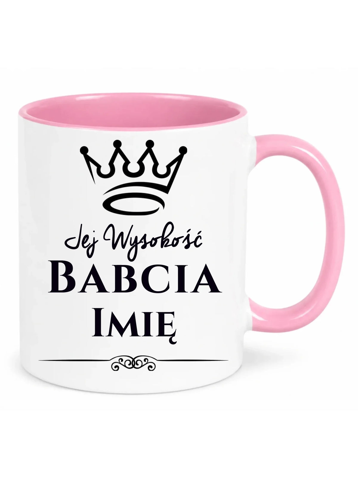 Kubek dla babci - Jej Wysokość Babcia - personalizowany B11