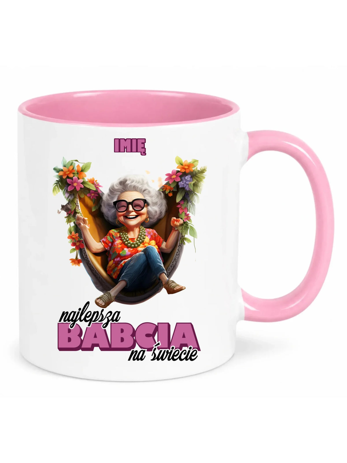 Kubek dla babci - Najlepsza Babcia na świecie - personalizowany B14