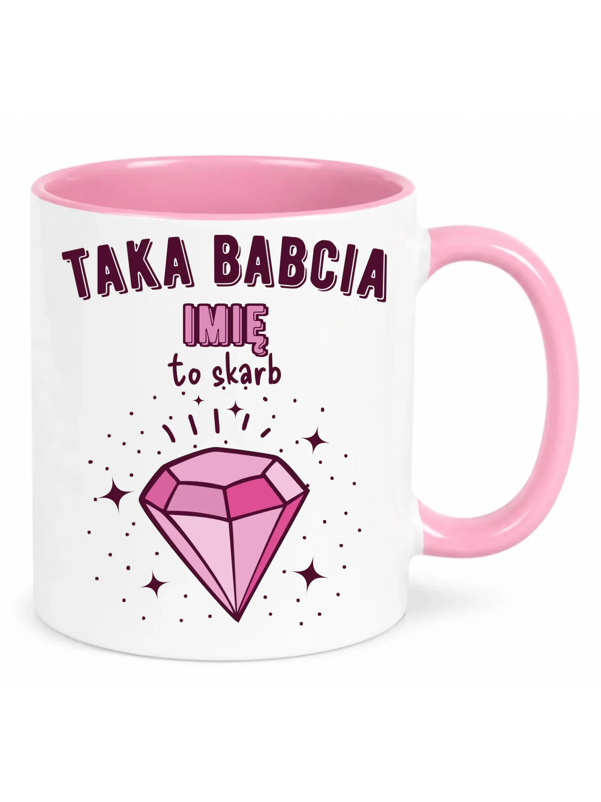 Kubek dla babci - Taka Babcia to skarb - personalizowany B06
