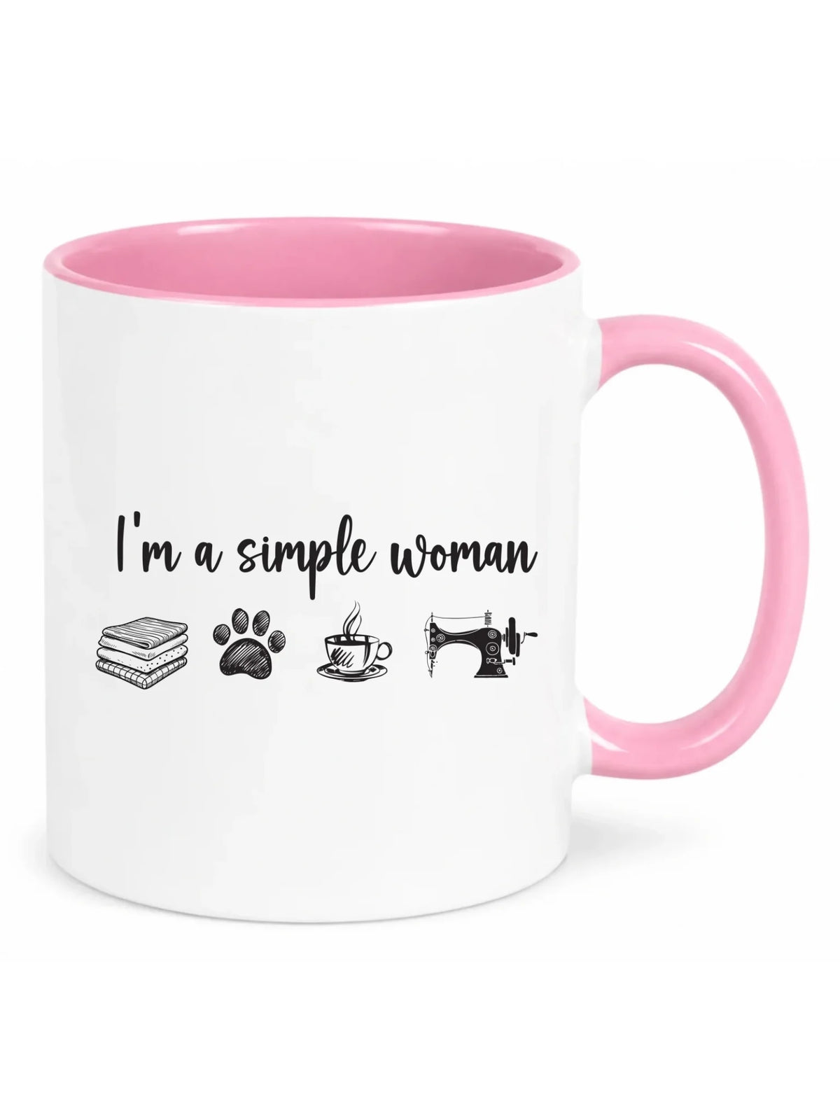 Kubek szyciowy dla krawcowej – I'm a simple woman HS20