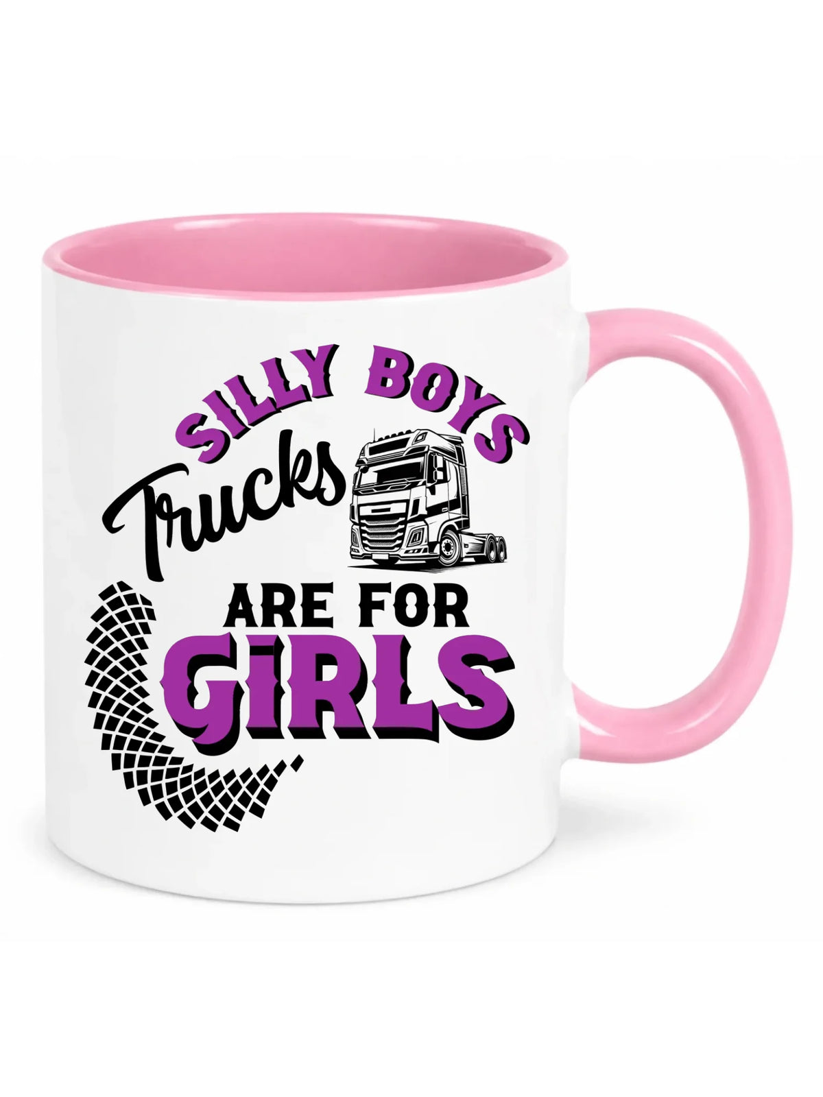 Kubel - kierowca ciężarówki - Silly boys trucks are for girls ZKT11