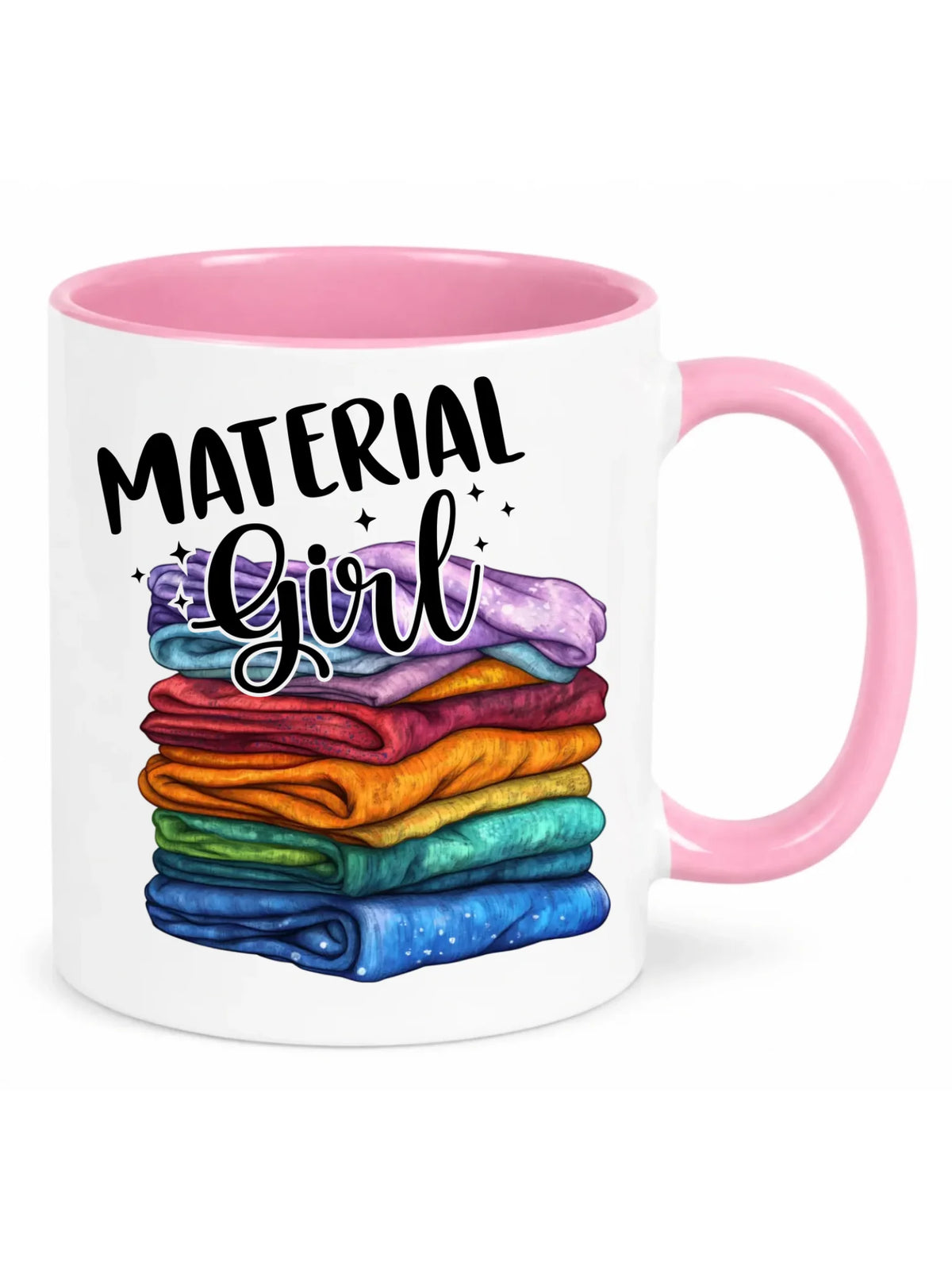 Kubek szyciowy - prezent dla krawcowej - Material Girl HS02