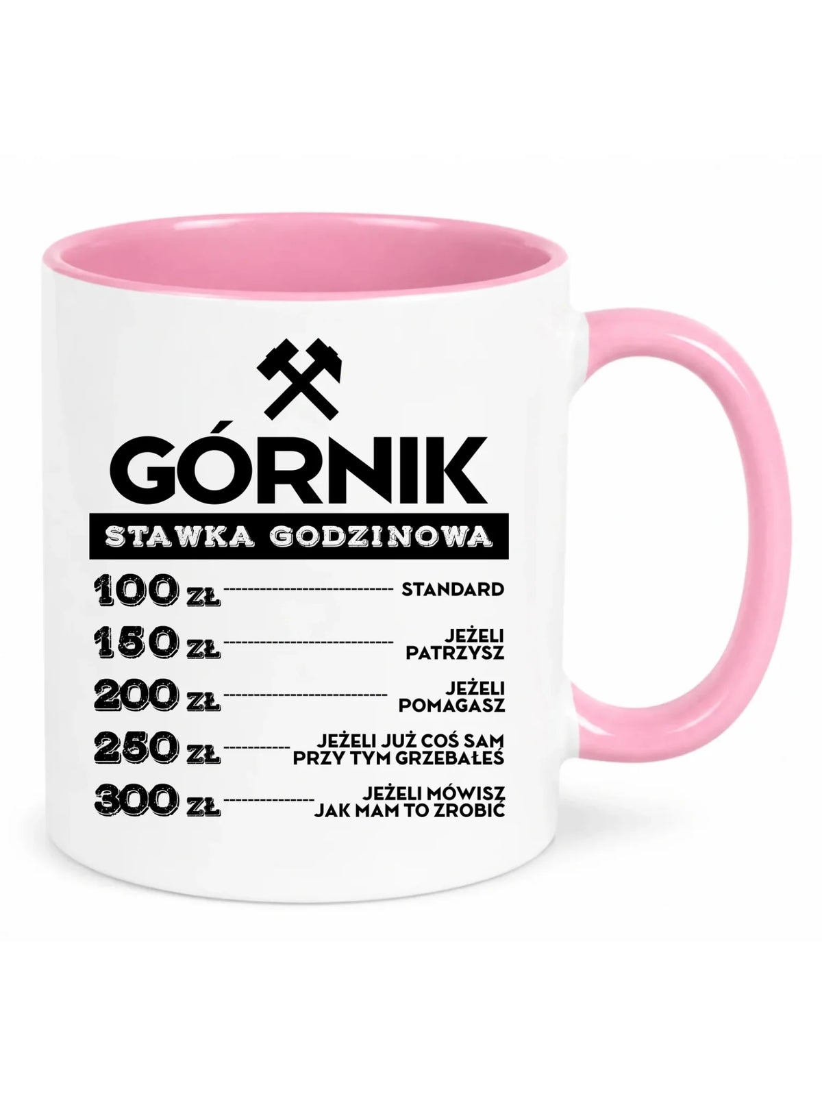 Kubek - prezent dla górnika - Górnik stawka godzinowa G14