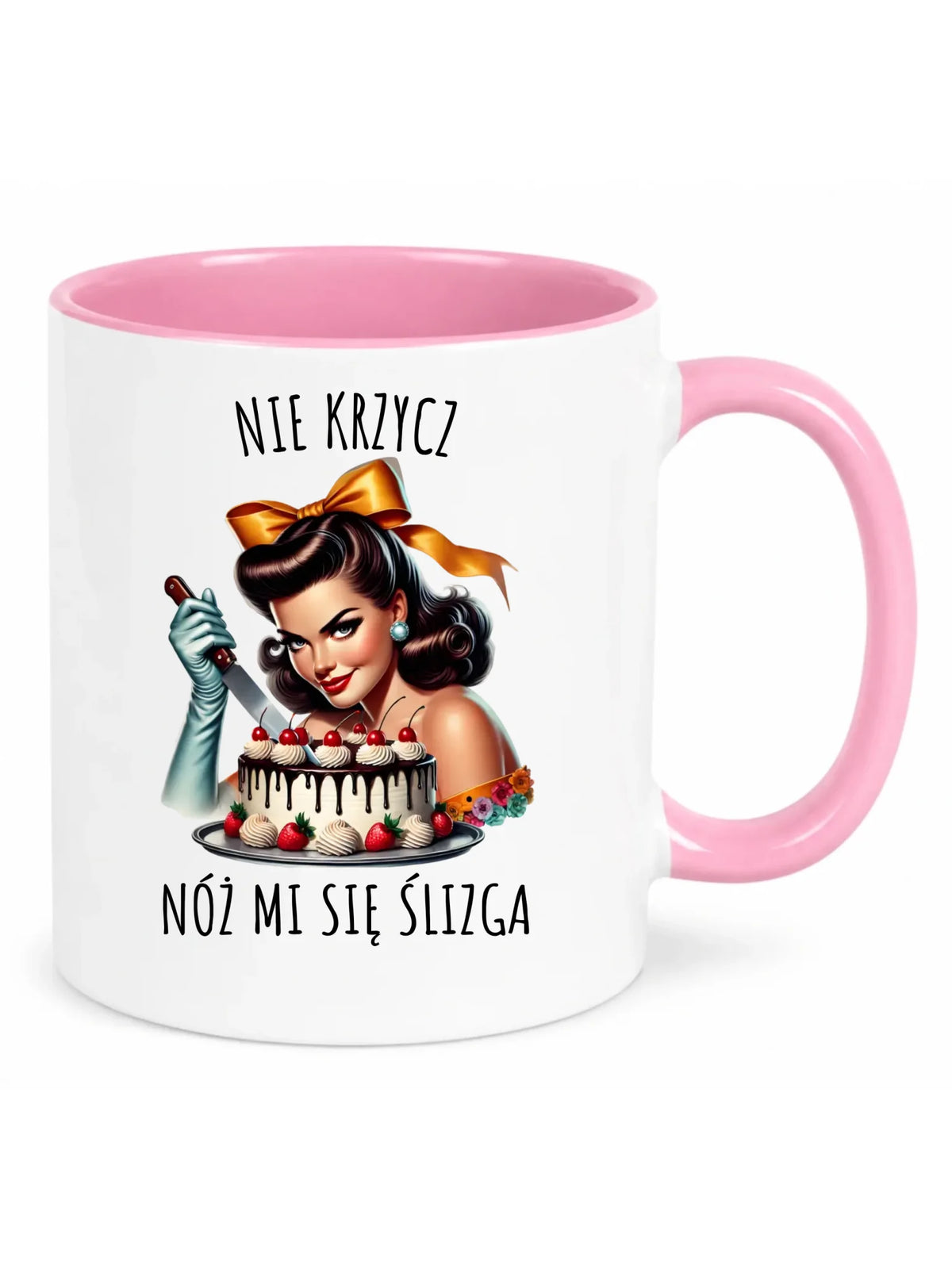 Kubek dla niej - Nie krzycz, nóż mi się ślizga - Czarny humor DZ22