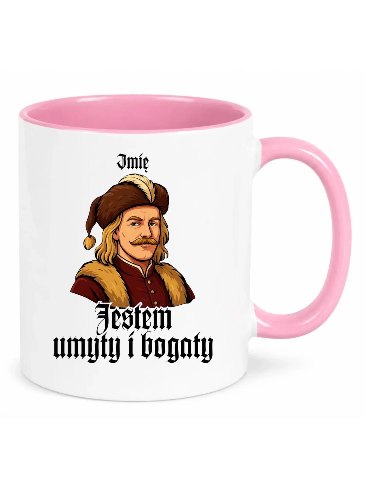 Kubek - Jestem umyty i bogaty - dla fanów serialu 1670 - personalizowany H60