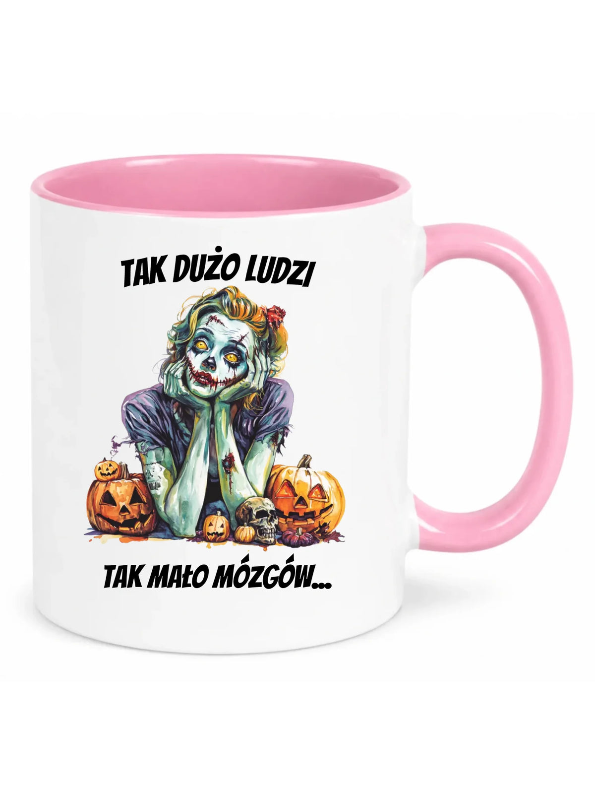 Kubek na Halloween - Zombie - Tak mało mózgów HL31